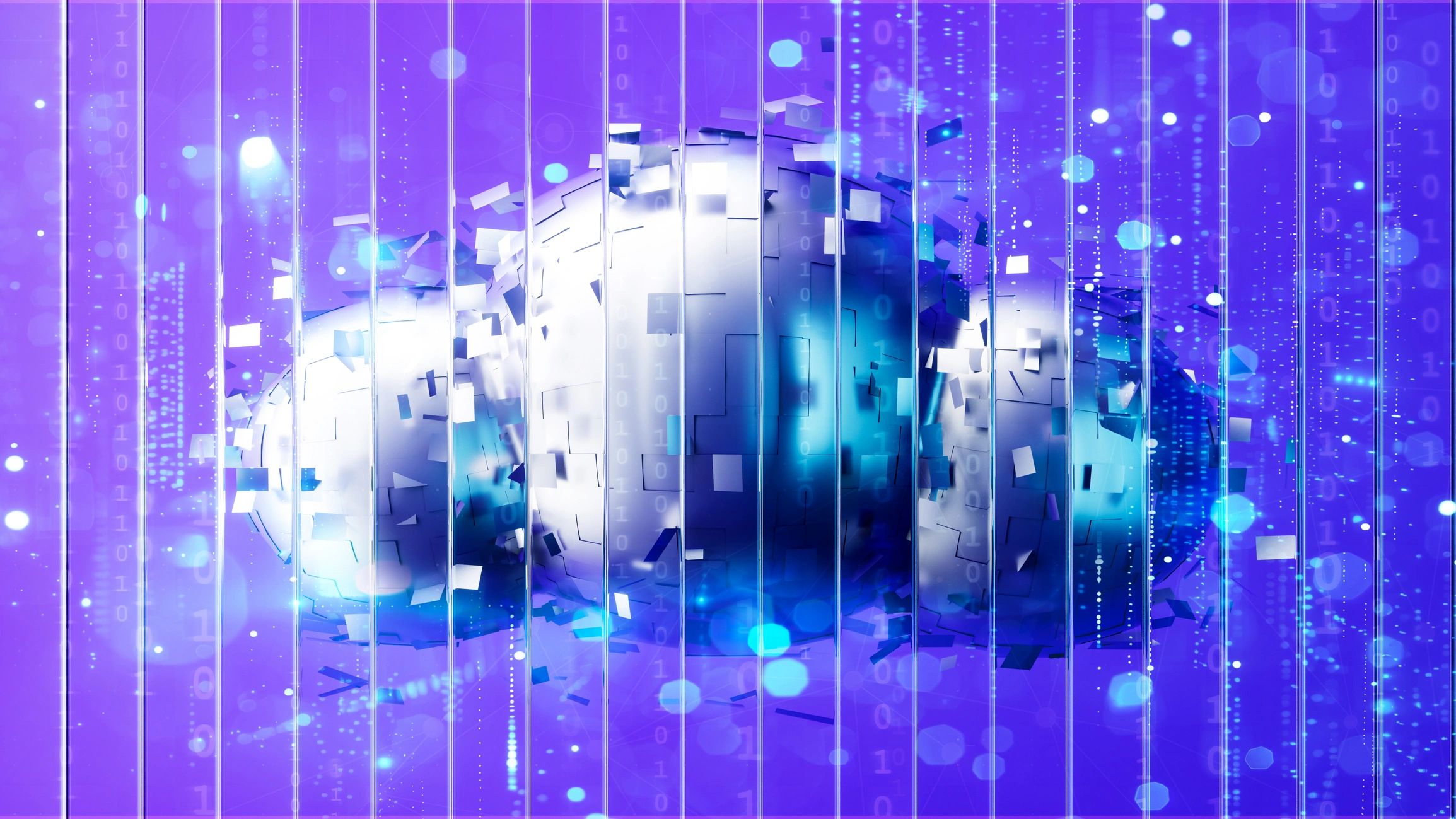 Abstract cloud data network representing digital privacy and secure information systems